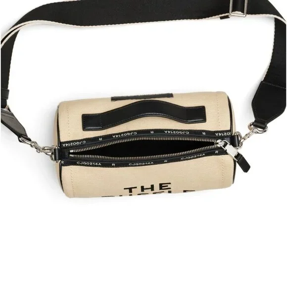 NEW Marc Jacobs The Duffle Bag Warm Sand Canvas Crossbody Bag Purse Travel